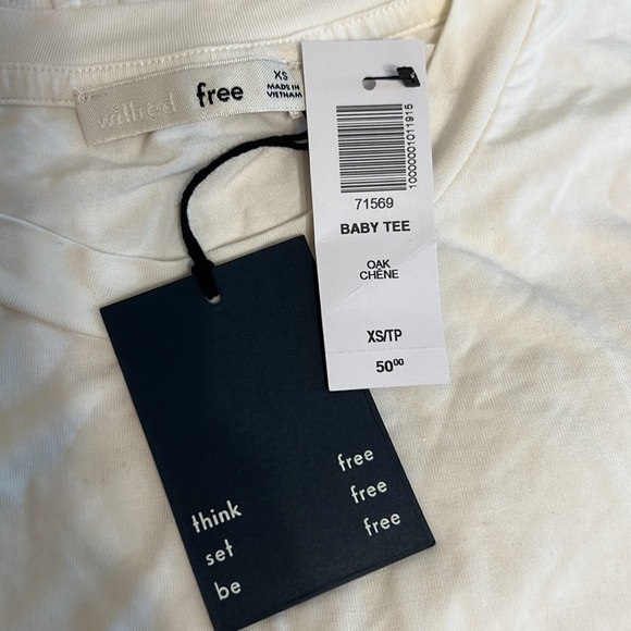 Brand New Aritzia T-shirt body suit. Size XS - Picture 2 of 2